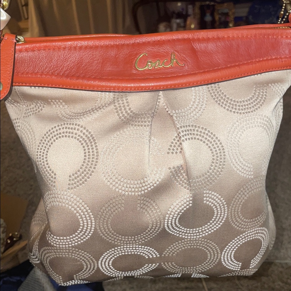 Coach Ashley  Optic Dotted C Shoulder Bag